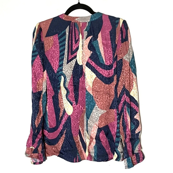 Evereve BA&SH‎ wim top in night blue Large - Picture 4 of 8